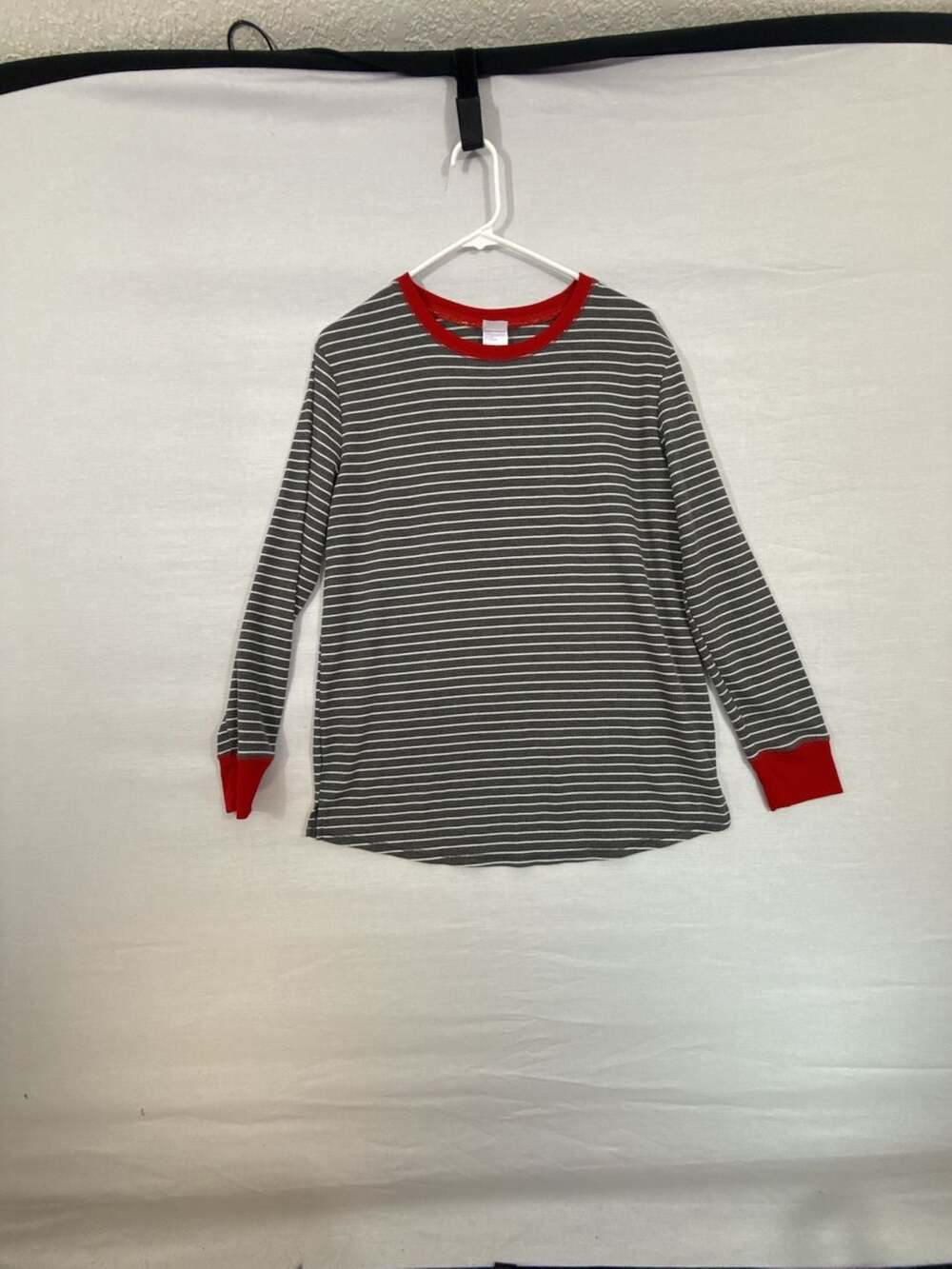 Stars Above Women's Long-Sleeve Striped Thermal Pajama Top